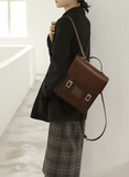 small genuine leather backpack handbags for women