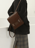 small leather purse backpacks for women