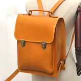 Genuine Leather Backpack Pocketbook for women