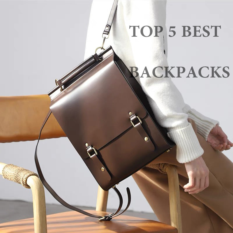 Top 5 Best Leather Laptop Backpacks For Women 2022
