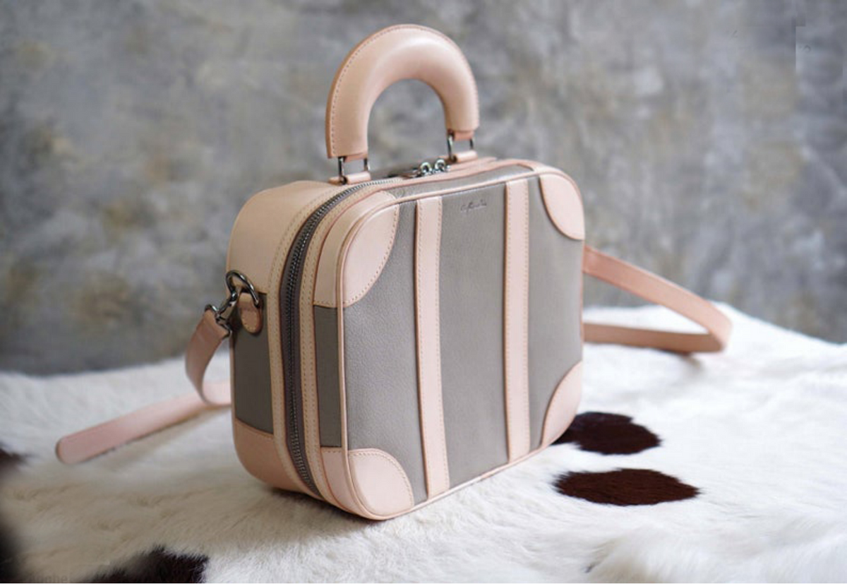 Leather Box Handbag Pattern | Annie Jewel