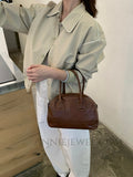 Dome Leather Crossbody Bag Dome Shaped Leather Bag Genuine Leather Dome Bag Womens - Annie Jewel