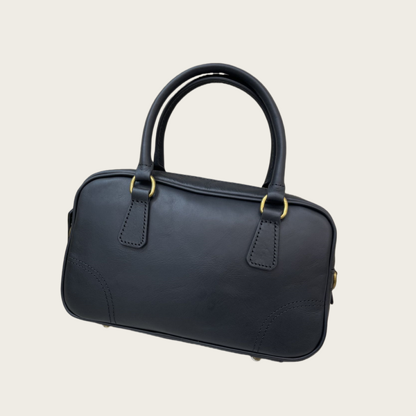 ★EMS★ VINTAGE BOWLING BAGBLACK Vintage Bowling Ball Bag Mid Century Hard Side Black Bowling