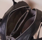 inner of Dome Leather Crossbody Bag Dome Shaped Leather Bag Genuine Leather Dome Bag Womens - Annie Jewel