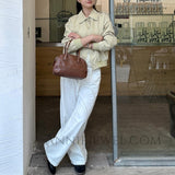 Dome Leather Crossbody Bag Dome Shaped Leather Bag Genuine Leather Dome Bag Womens - Annie Jewel