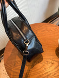 side of Dome Leather Crossbody Bag Dome Shaped Leather Bag Genuine Leather Dome Bag Womens - Annie Jewel