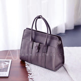 Best Leather Tote For Work Grey Leather Tote Handbag Ladies Large Leather Handbags