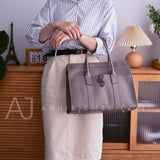 Genuine leather work tote laptop Structured Leather Tote Womens