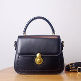 Women's Satchel Small black Leather Satchel Best Satchel Handbags