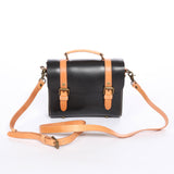 Genuine Leather Satchel Bag Ladies black Leather Satchel Handbag Best Satchel 