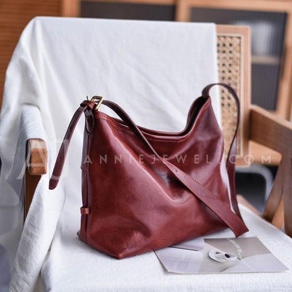 Women's Leather Hobo Bags Burgundy Hobo Bag Best Hobo Bags