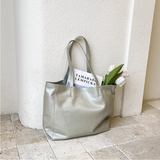 Big Leather Tote Bag For Women Soft Tote Bags Simple Leather Tote Bag 