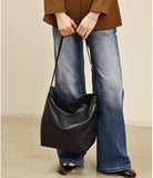 Black Leather Bucket Bag Hobo Genuine Leather Bucket Shoulder Bag Womens - Annie Jewel