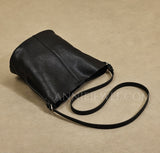 black leather bucket bag Black Leather Hobo Bags Black Leather Hobo Shoulder Bag Womens