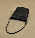 black leather bucket bag Black Leather Bag Hobo Black Leather Hobo Shoulder Bag Womens