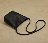 black leather bucket bag Black Leather Bag Hobo Black Leather Hobo Shoulder Bag Womens
