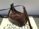 Women's Hobo Shoulder Bags Black Leather Hobo Shoulder Bag Zip Hobo Bag 