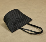 Woven Leather Tote Bag Madewell Woven Leather Tote Black Leather Woven Tote Bag Womens - Annie Jewel