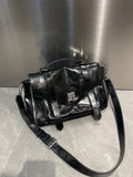 black Leather Satchel Bag Black Satchel purse Women's Satchel Purse 