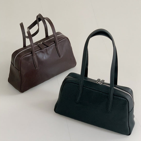Shoulder Tote Bag Leather Boston Leather Top Handle Leather Tote Bag Womens - Annie Jewel