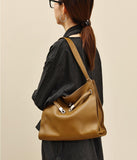 Genuine Leather Satchel Bag Purse Brown Leather Purse Satchel Womens - Annie Jewel