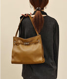 Genuine Leather Satchel Bag Purse Brown Leather Purse Satchel Womens - Annie Jewel