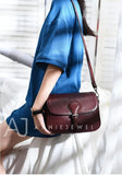 Genuine Leather Satchel Crossbody Bag Brown Leather Satchel Bag Womens 