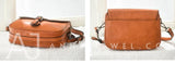 Genuine Leather Satchel Crossbody Bag Brown Leather Satchel Bag Womens 