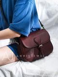 Genuine Leather Satchel Crossbody Bag Brown Leather Satchel Bag Womens 