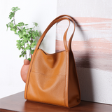 Brown Leather Shoulder Purse Women's Hobo Purses 