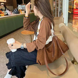 Soft Leather Slouchy Hobo Bag Brown Suede Hobo Slouchy Leather Hobo Bag