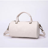 Women's Small Canvas Crossobdy Bag Round Canvas Duffle Bag 