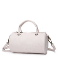 Women's Small Canvas Crossobdy Bag Round Canvas Duffle Bag 