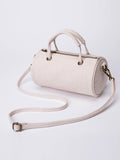 Women's Small Canvas Crossobdy Bag Round Canvas Duffle Bag 