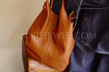 Simple Leather Carryall
Leather Market Tote
Handmade Leather Tote Bag