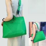 green Vegan Leather Work Bag Laptop Leather Laptop Shoulder Bag Computer Bag Leather Women 