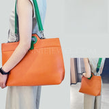 orange Vegan Leather Work Bag Laptop Leather Laptop Shoulder Bag Computer Bag Leather Women 