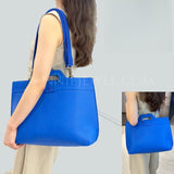 blue Vegan Leather Work Bag Laptop Leather Laptop Shoulder Bag Computer Bag Leather Women 