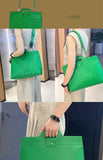 Vegan Leather Work Bag Laptop green Leather Laptop Shoulder Bag Computer Bag Leather Women 