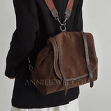 Convertible Leather Satchel Backpack Genuine Leather Satchel Handbags Womens - Annie Jewel