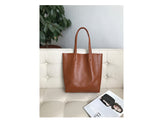 Women's Brown Leather Tote Bag Cowhide Tote Brown Leather Laptop Bag