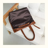 Women's Brown Leather Tote Bag Cowhide Tote Brown Leather Laptop Bag