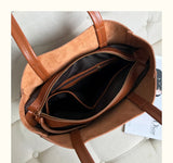 Women's Brown Leather Tote Bag Cowhide Tote Brown Leather Laptop Bag