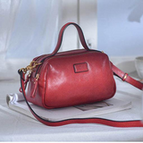 Small Leather Crossbody Bag With Zipper Crossbody Double Zipper Bag Womens 