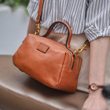 Small Leather Crossbody Bag With Zipper Crossbody Double Zipper Bag Womens 