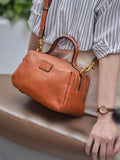 Small Leather Crossbody Bag With Zipper Crossbody Double Zipper Bag Womens 