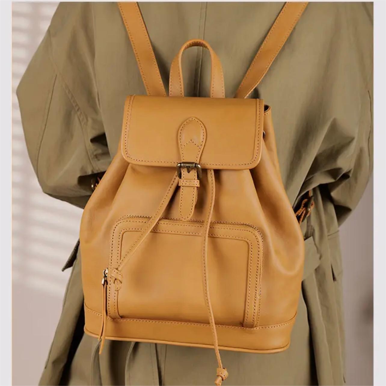 Little leather backpack best sale