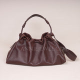 Women's Crossbody Bucket Bag Drawstring Soft Leather Leather Bucket Bag - Annie Jewel