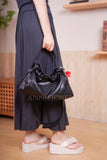 Women's Crossbody Bucket Bag Drawstring Soft Leather Leather Bucket Bag - Annie Jewel