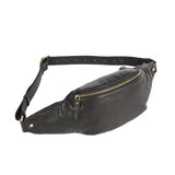 Women's Leather Fanny Pack Crossbody Leather Cross Body Fanny Pack 